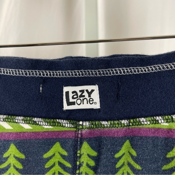 Lazy One Large Bear Pine Cabin Pj Leggings Pants Ridge Tahoe Lake Tahoe Nature - Picture 3 of 7